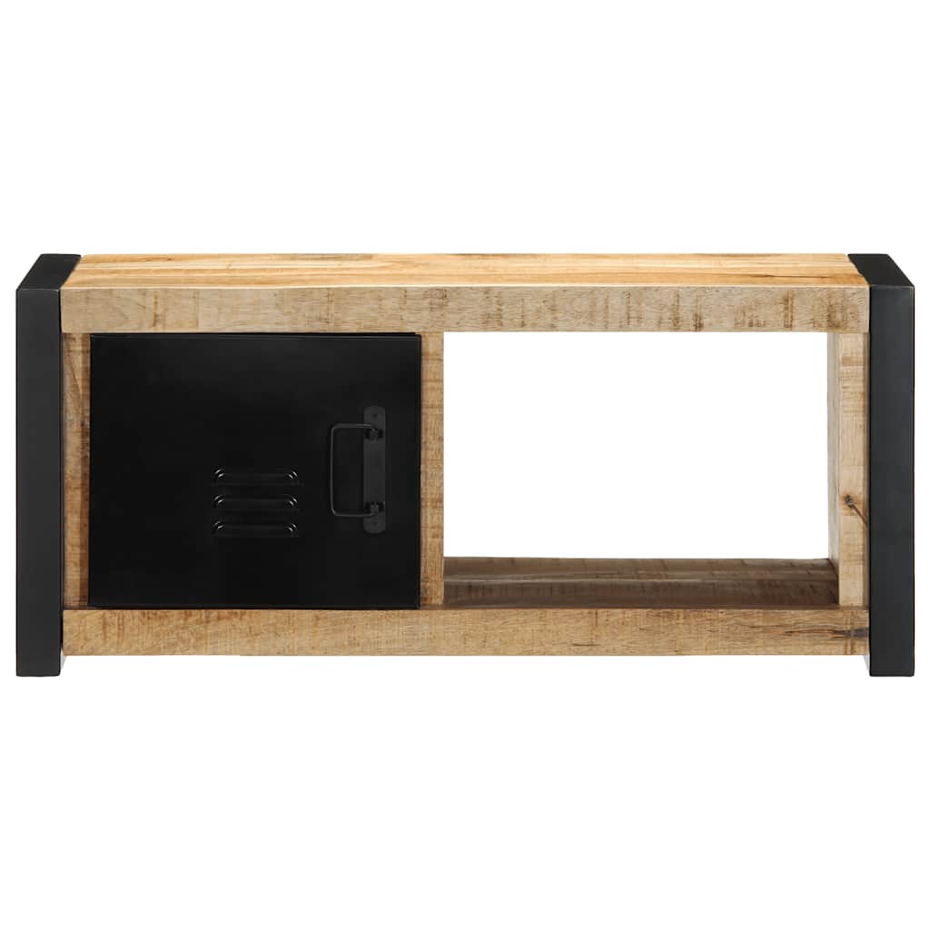 Televizoriaus Spintelė 80X30X35 Cm Masyvus Rough Wood Mango