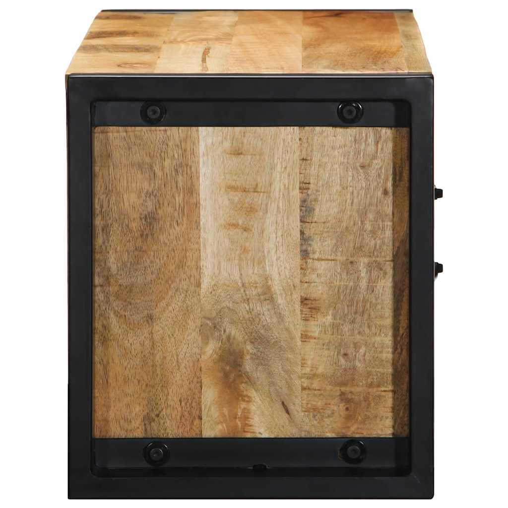Televizoriaus Spintelė 80X30X35 Cm Masyvus Rough Wood Mango